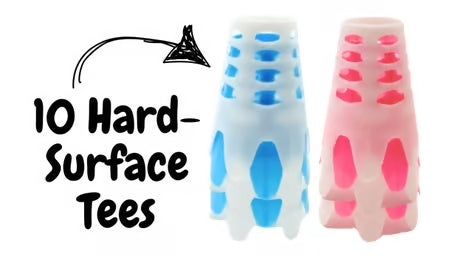 Hard Surface Golf Tees - 10 Pack